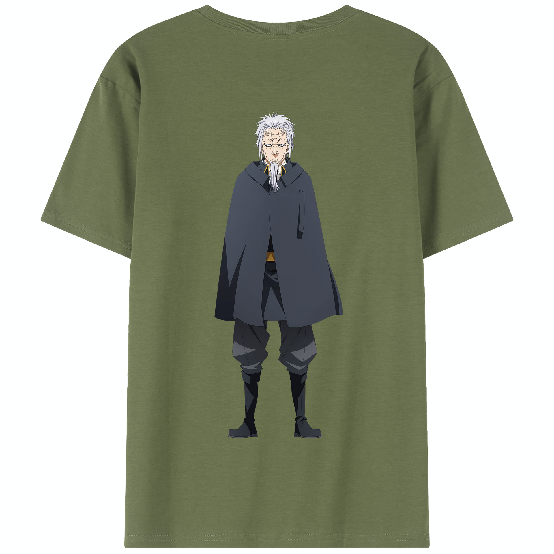 （画像用） 転スラ Regarding Reincarnated to Slime 綿100％半袖Tシャツ（背面プリント）